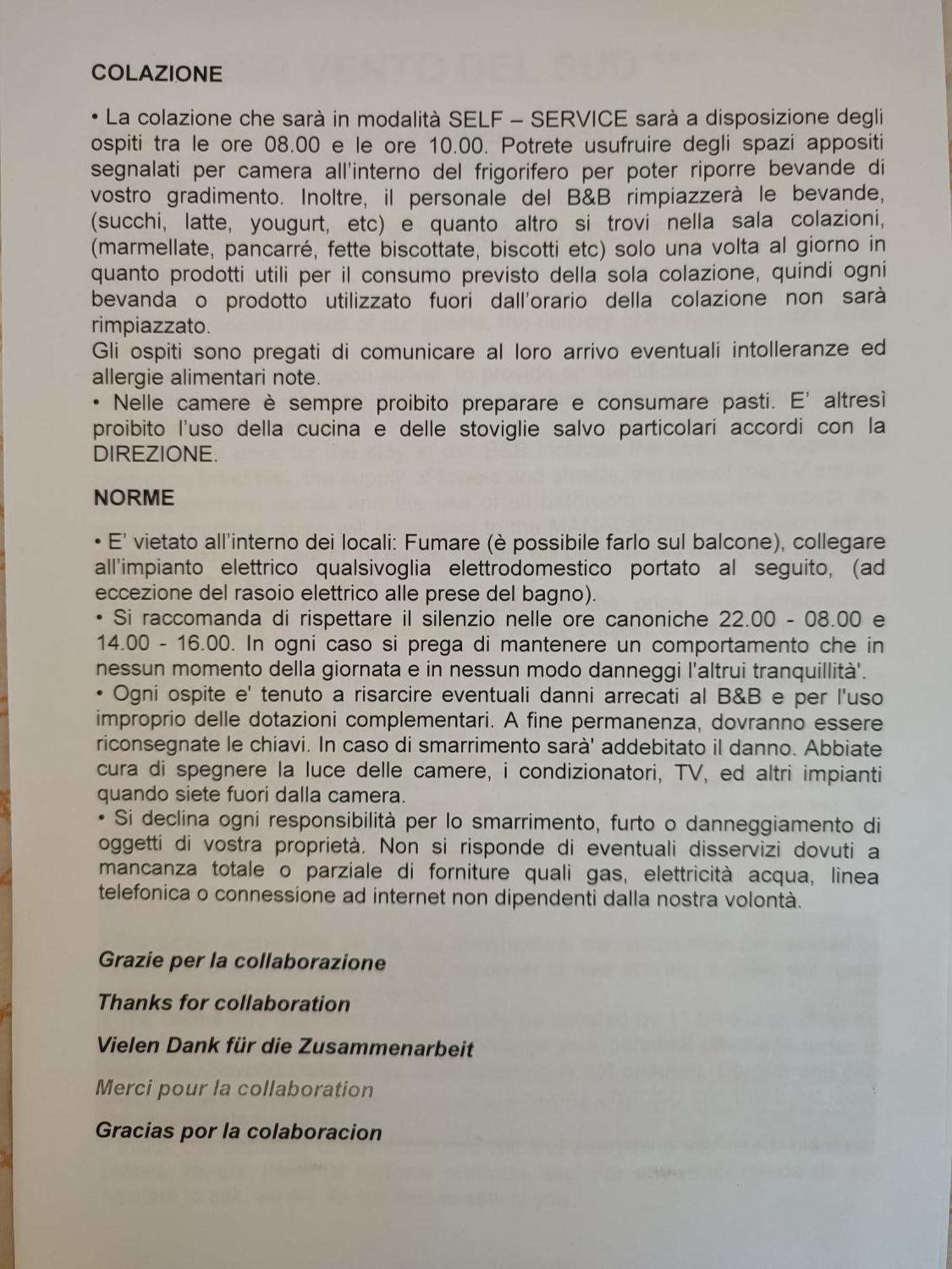 פלרמו B&B Vento Del Sud מראה חיצוני תמונה